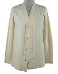 Dámský smetanový propínací svetr C&A