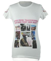 Dámské bílé tričko s potiskem 