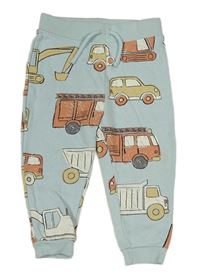 Světlemodré tepláky s auty Primark