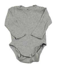 Šedé žebrované body H&M
