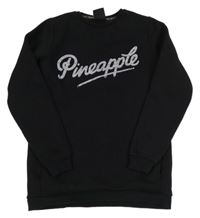Černá mikina s logem Pineapple