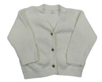 Bílý propínací svetr M&S