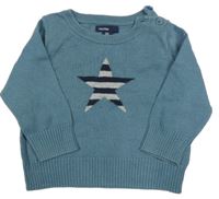 Modrý svetr s hvězdou Next