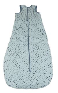 Světlemodrý puntíkatý zateplený spací pytel Lupilu