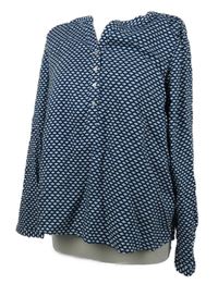 Dámská tmavomodro-bílá vzorovaná halenka Street One