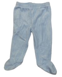 Světlemodré sametové polodupky Matalan