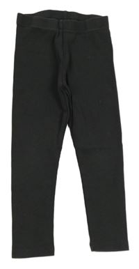 Antracitové žebrované legíny Next