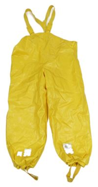 Žluté voděodolné laclové zateplené kalhoty Tchibo