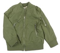 Khaki šusťákový jarní bomber H&M