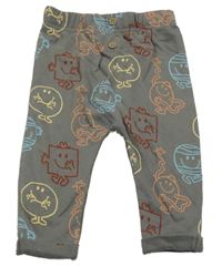 Šedé tepláky s potiskem - Mr.Men