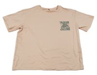 Světlerůžové tričko s želvou