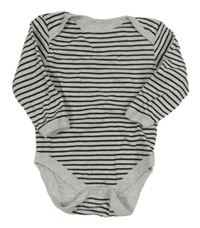 Šedo-černé pruhované body Primark