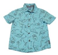 Světlemodrá košile s dinosaury Dopodopo