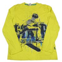 Žluté triko se skejťákem Yigga