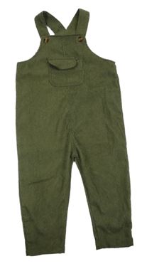 Khaki laclové manšestráky Shein