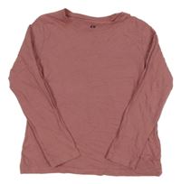 Růžové triko H&M