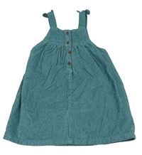 Zelené manšestrové šaty M&S