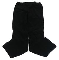 Černé elastické manšestráky H&M