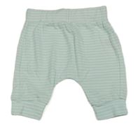 Světlemodro-bílé pruhované tepláky Mothercare 