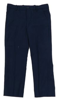 Tmavomodré kalhoty s puky H&M