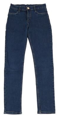 Modré skinny fit rifle H&M