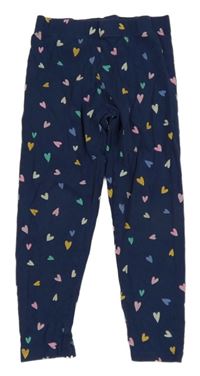 Tmavomodré legíny se srdíčky M&S