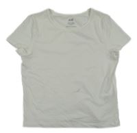 Smetanové crop tričko H&M