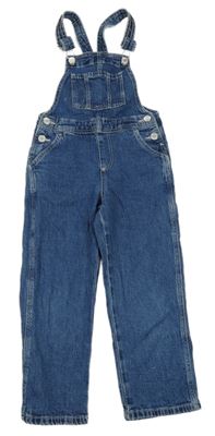 Tmavomodré laclové rifle H&M