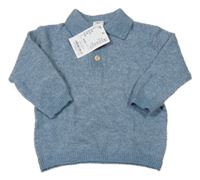 Nové - Modrý svetr s rolákem H&M