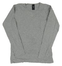 Šedé melírované thermo triko C&A