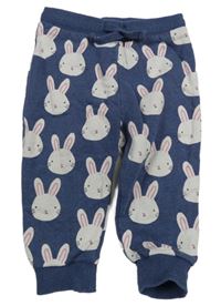 Tmavomodré tepláky se zajíčky M&S