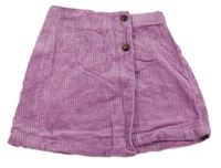 Fialová manšestrová sukně St. Bernard