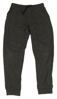 Tmavošedé melírované tepláky George