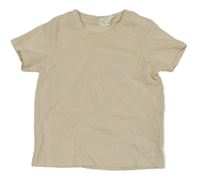 Světlebéžové tričko H&M