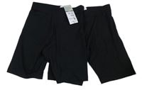 Nové - 2x - černé legínové kraťasy PRIMARK