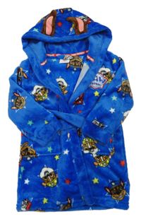 Safírový plyšový župan s PAW PATROL a kapucí PRIMARK