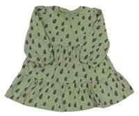 Zelené puntíkované bavlněné šaty Next