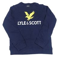 Tmavomodrá mikina s logem Lyle&Scott