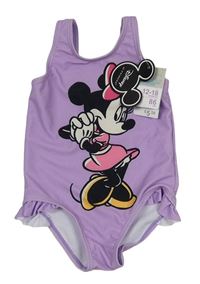 Levandulové jednodílné plavky s Minnie Primark