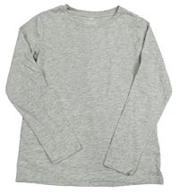 Šedé melírované triko H&M