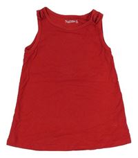 Červený top s mašlemi zn. Nutmeg