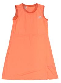 Neonově růžové žebrované sportovní šaty Adidas
