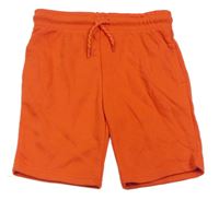 Červené teplákové kraťasy Primark