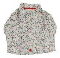 Bílá květovaná halenka H&M