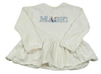 Smetanová tepláková tunika s Frozen George