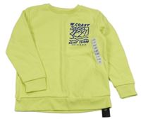 Nové - Limetková mikina s potiskem Dunnes