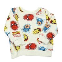 Smetanová mikina s Avengers Primark