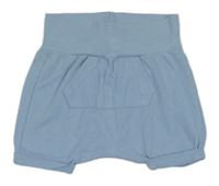 Světlemodré bavlněné kraťasy s kapsou Ergee