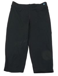 Černé sportovní capri legíny TCM