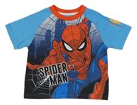 Modro-červené tričko se Spidermanem Marvel